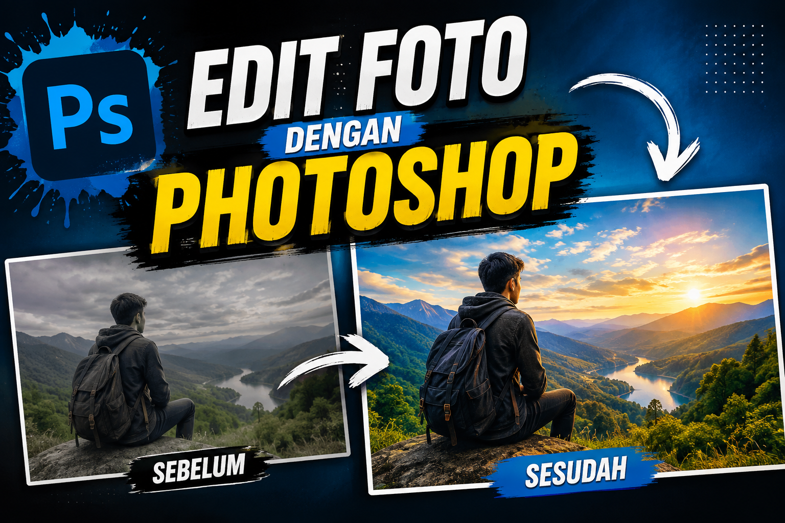 cara edit photo dengan photoshop