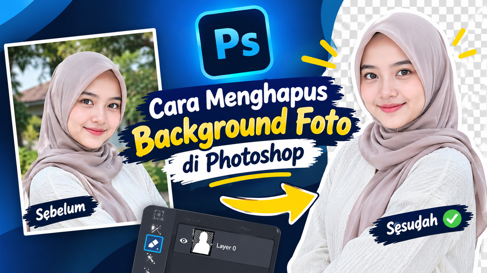 Cara Menghapus Background Foto di Photoshop dengan Mudah